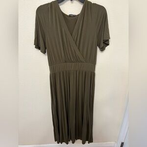 West Kei Olive Midi Dress